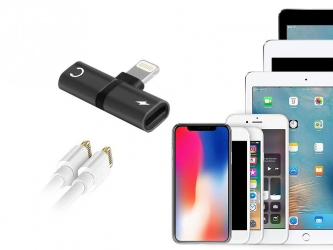 Adapter Lightning dla iPad i iPhone 2 w 1