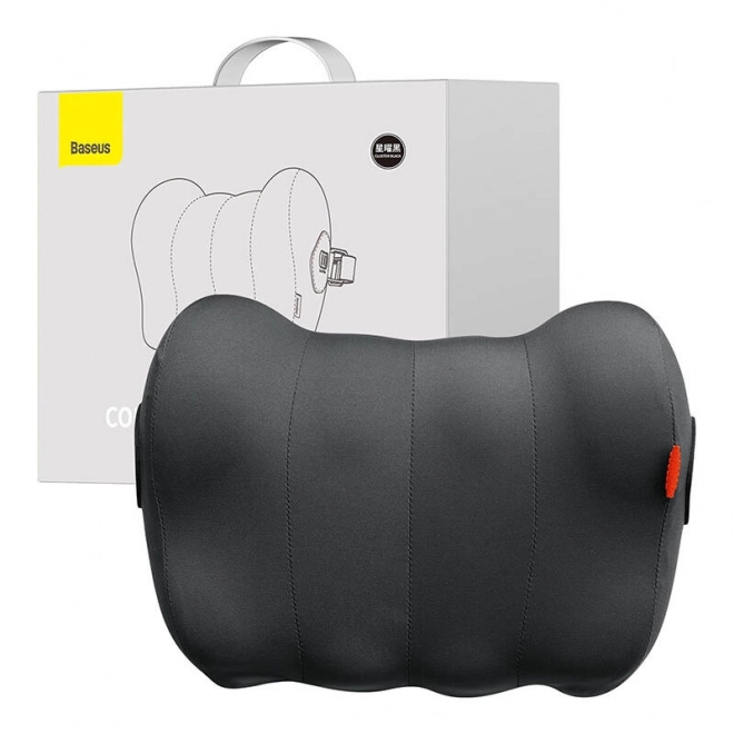 Ergonomiczna poduszka podróżna wspierająca głowę Baseus ComfortRide (czarna)