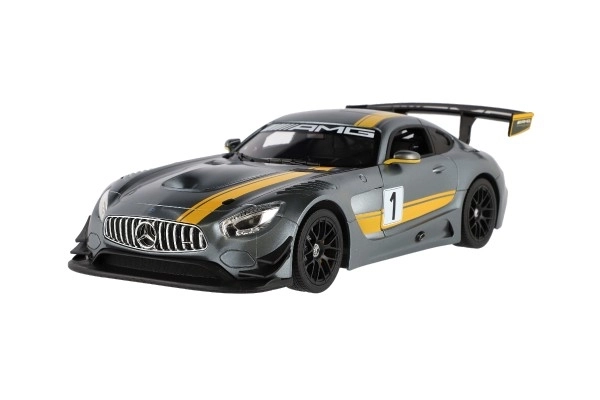 Auto RC Mercedes AMG GT3 plastikowy 35cm 2,4GHz na zdalne sterowanie na baterie w pudełku 44x18x23cm