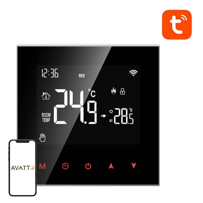 Inteligentny termostat Avatto WT100 WiFi do kotłów