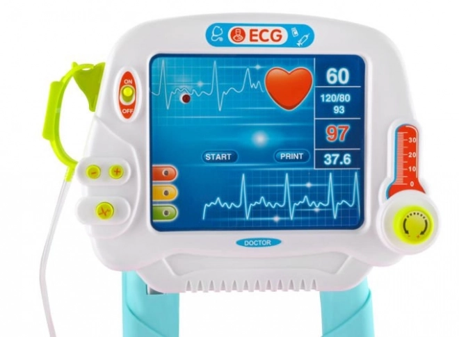 Interaktywny monitor z EKG i dźwiękami