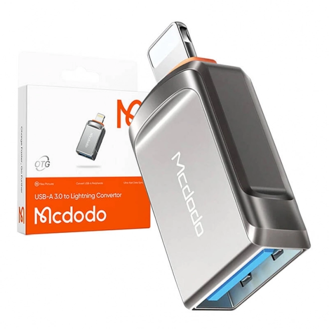 Adapter USB 3.0 na lightning Mcdodo OT-8600 (czarny)