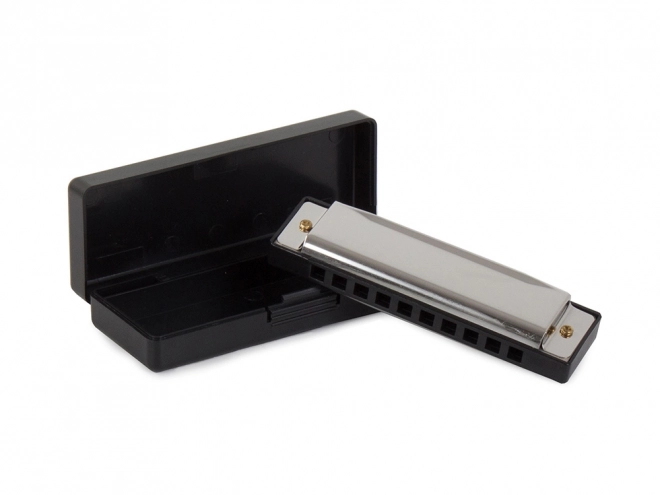 Metalowa harmonijka C dur z etui