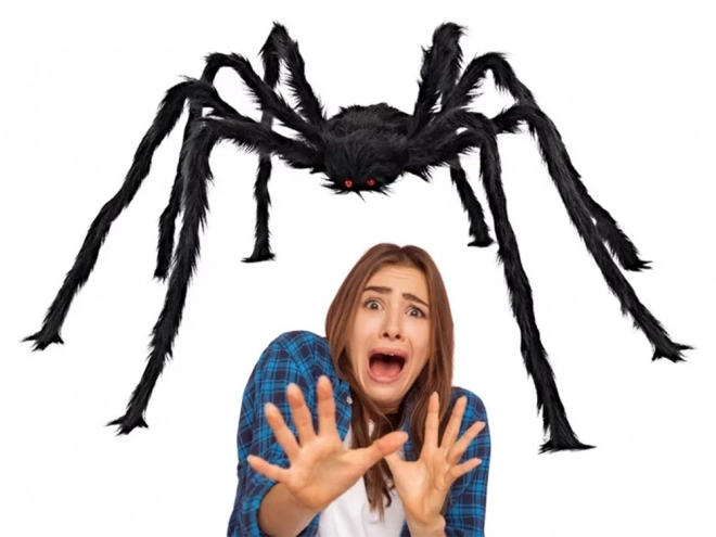 Halloweeni olbrzymi pająk tarantula dekoracja