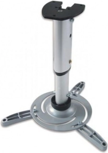 Sufitowe ramię do projektora 60–102 cm, 15 kg, srebrne