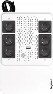 UPS zasilacz awaryjny LEGRAND Keor Multiplug 600 VA z AVR, 6 gniazd FR, USB i RJ45