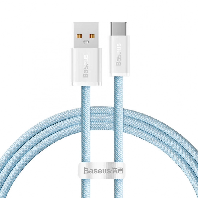 Kabel USB na USB-C Baseus Dynamic, 100 W, 1 m, niebieski
