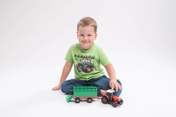 Traktor Zetor z przyczepą z efektami świetlnymi i dźwiękowymi - 36 cm