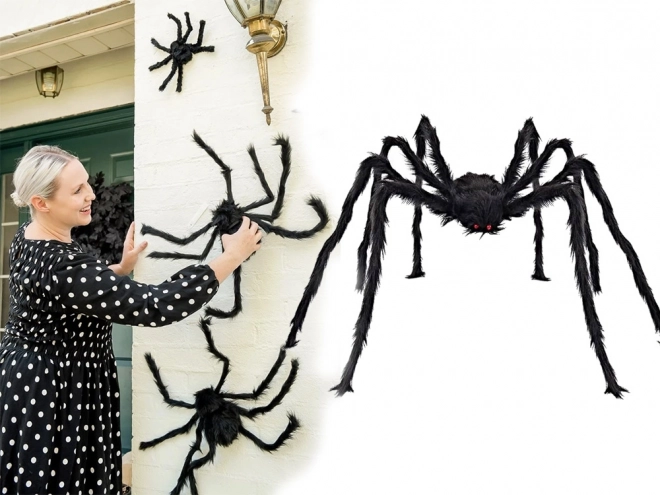 Halloweeni olbrzymi pająk tarantula dekoracja