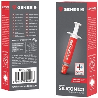 Genesis Silicon 801 pasta termiczna 0,5 g