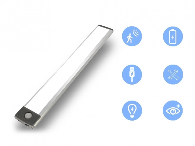 Usb lampa z czujnikiem ruchu i ściemniania 23 cm