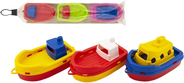 Plastikowe łódeczki do wody 3 szt., 14 cm