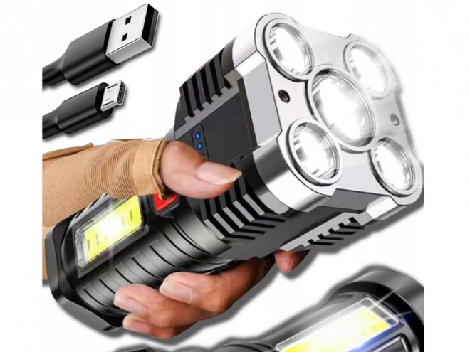 Ładowalny reflektor LED campingowy