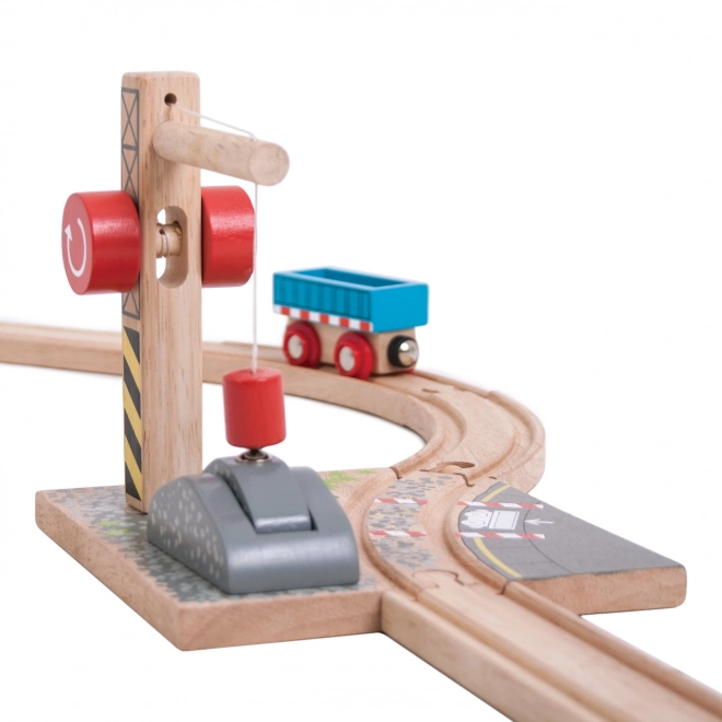 Bigjigs Rail Dźwig z żwirem