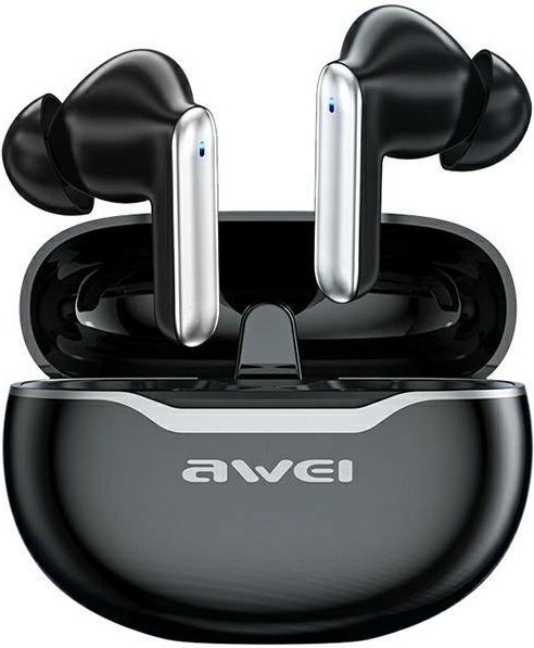 AWEI T50 TWS bezprzewodowe słuchawki Bluetooth 5.3 – czarne