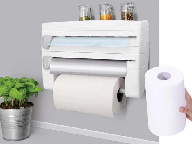Podajnik do folii i ręczników papierowych 4w1