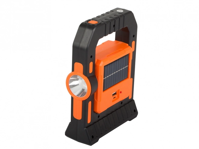 Solarny kempingowy LED z lampą z ładowanym akumulatorem