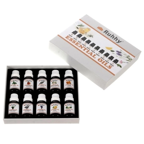Olejek eteryczny - zestaw 10 szt. 15ml Ruhhy 21938