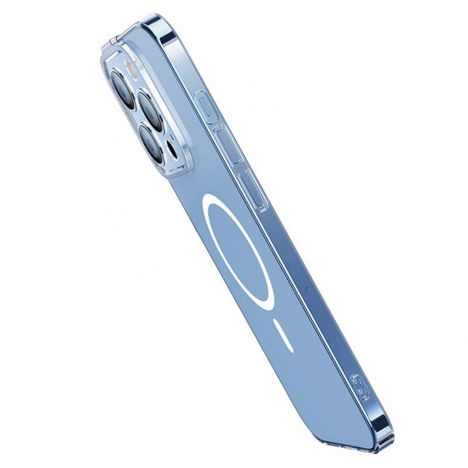 Baseus Crystal przejrzysta magnetyczna obudowa i szkło hartowane do iPhone 14 Pro Max