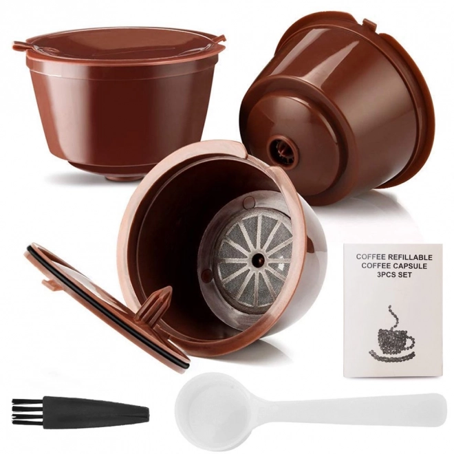 Zestaw 3 wielokrotnego użytku kapsułek do DOLCE GUSTO