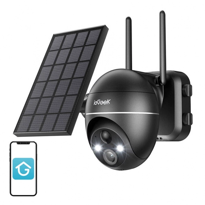 Bezprzewodowa zewnętrzna kamera WiFi 5MP z panelem solarnym od ieGeek