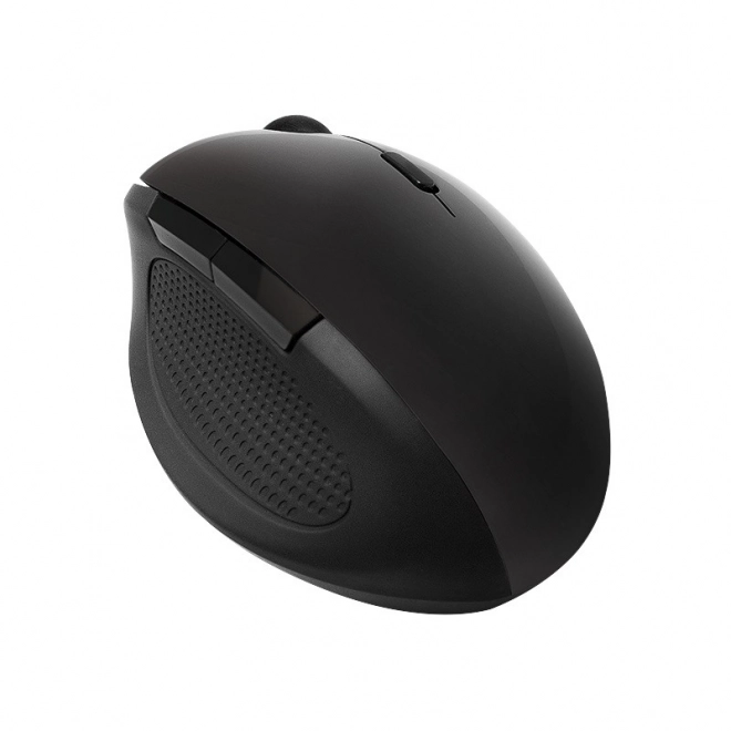 Ergonomiczna bezprzewodowa mysz optyczna 2.4GHz 1600dpi czarna