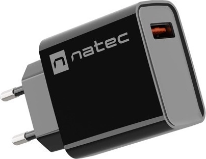 Ładowarka sieciowa NATEC Ribera 1× USB‑A 18 W, czarna