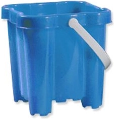 Androni wiaderko zamek z 4 wieżami 16 cm – Modrý
