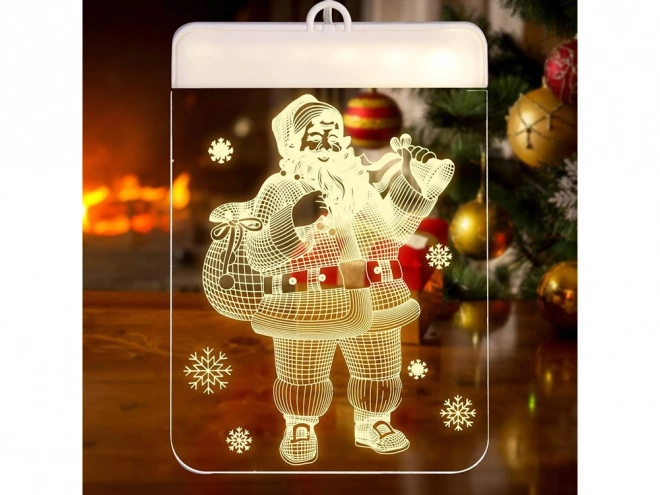 Świąteczna 3D szklana dekoracja na okno