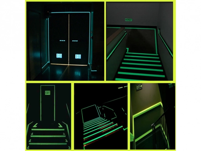 Taśma fluorescencyjna świecąca w ciemności 3 m