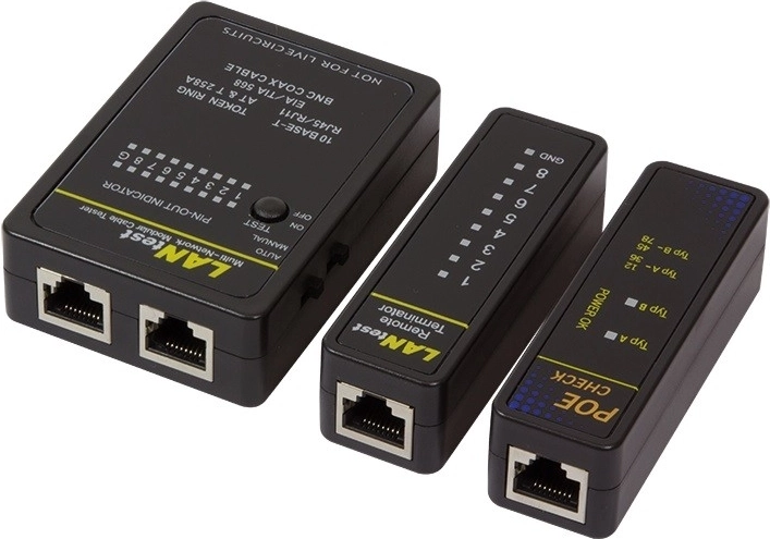 Detekcja PoE i precyzyjne testy okablowania