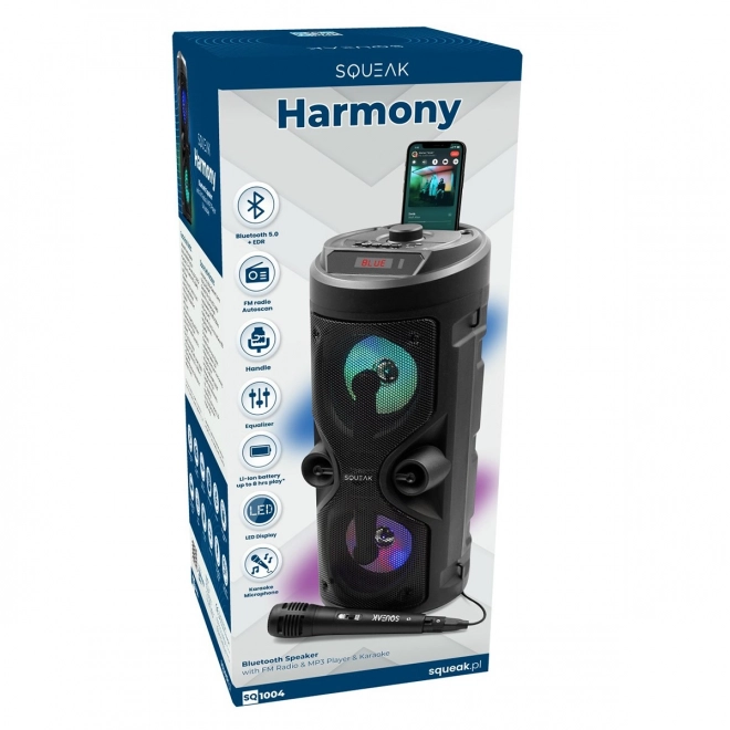 Głośnik Bluetooth Harmony z funkcją karaoke