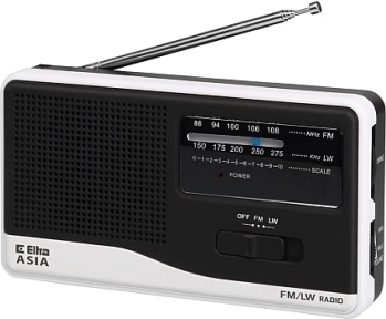 Przenośne radio ASIA białe