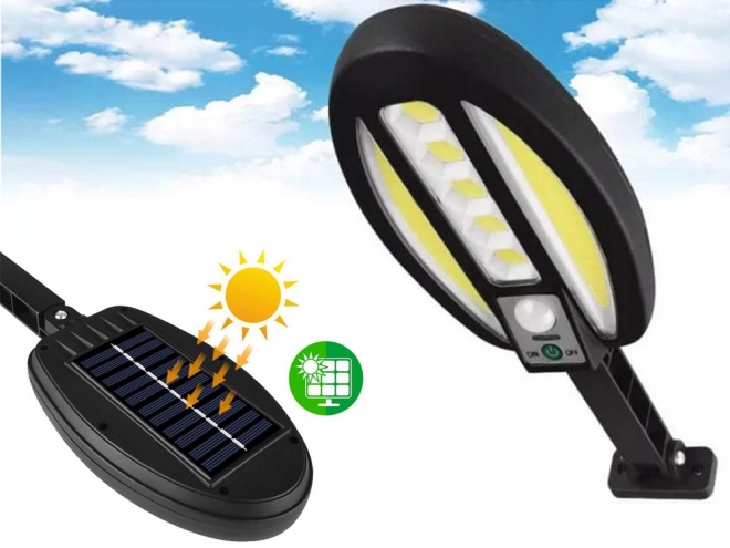 Solarne światło LED z czujnikiem ruchu