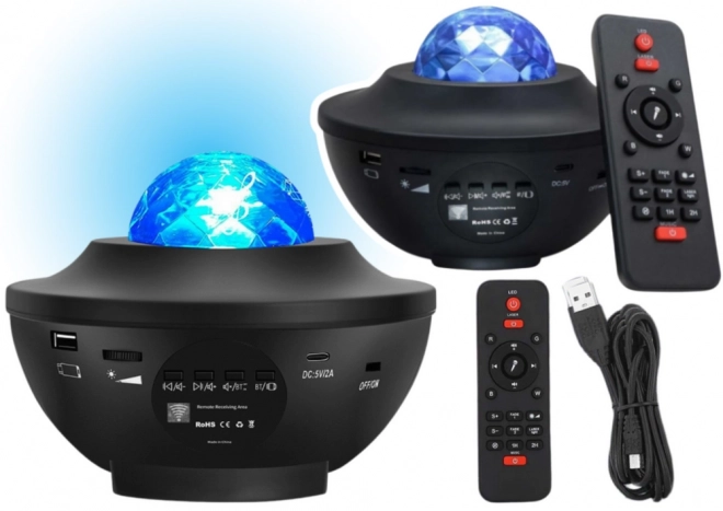 Gwiazdowy projektor Led głośnik Bluetooth zdalne sterowanie