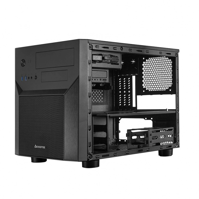 Czarna obudowa komputerowa mATX Cube Mesh Series