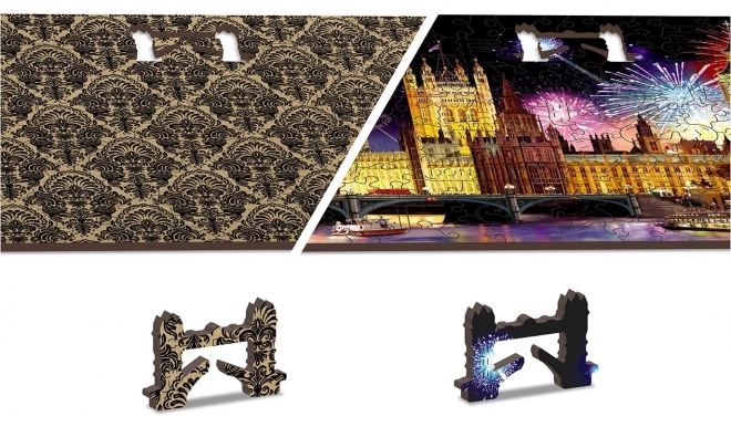 Drewniane puzzle nocny Londyn