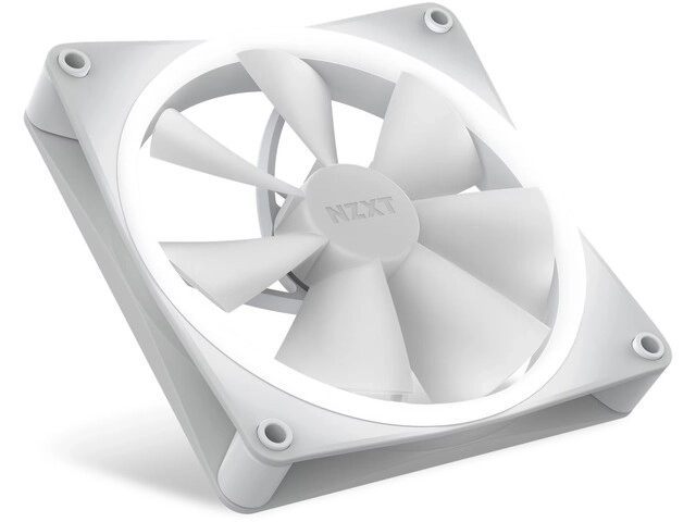 Biały RGB wentylator 140mm NZXT F140