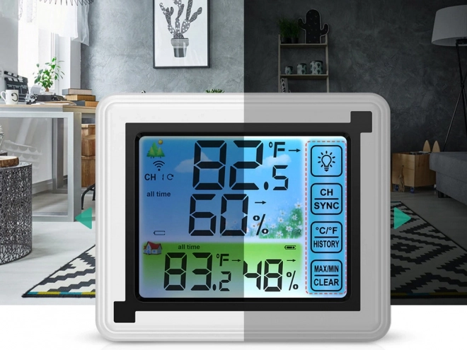 Bezprzewodowa stacja meteorologiczna z higrometrem