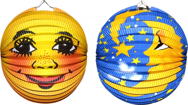 Lampion kula Księżyc 25 cm