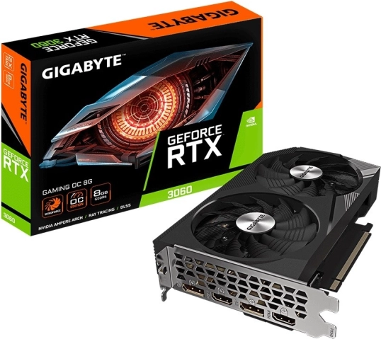Karta graficzna GIGABYTE GeForce RTX 3060 Gaming OC 8GB GDDR6, 128-bit, 2× DisplayPort/2× HDMI
