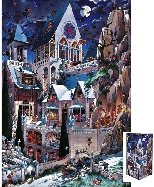 Heye puzzle straszny zamek 2000 elementów
