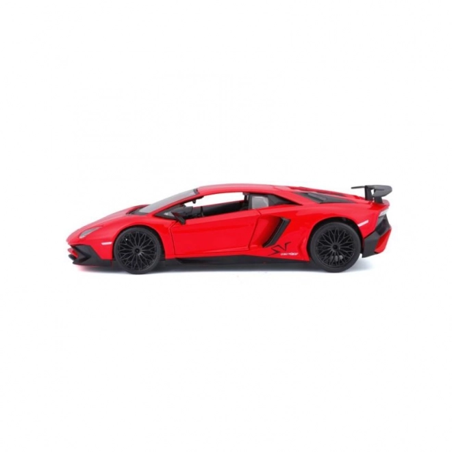 Metalowy model Bburago Lamborghini Aventador czerwony 1:24