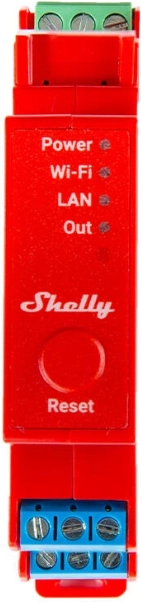 Shelly Pro 1PM przekaźnik pomiarowy na szynę DIN z WiFi/LAN