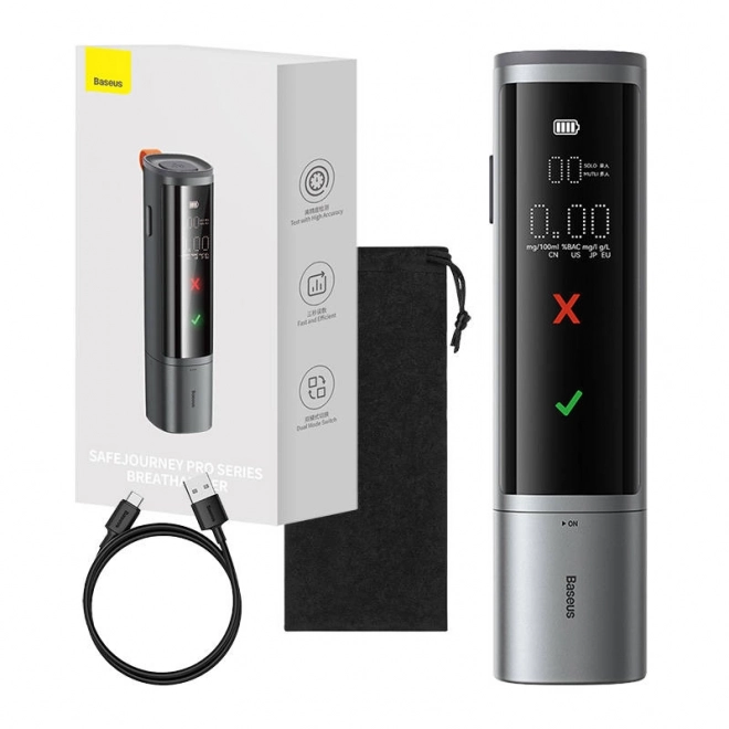 Elektroniczny tester alkoholi Baseus SafeJourney Pro