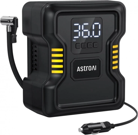 Przenośny kompresor samochodowy AstroAI 150 PSI z automatycznym wyłączaniem