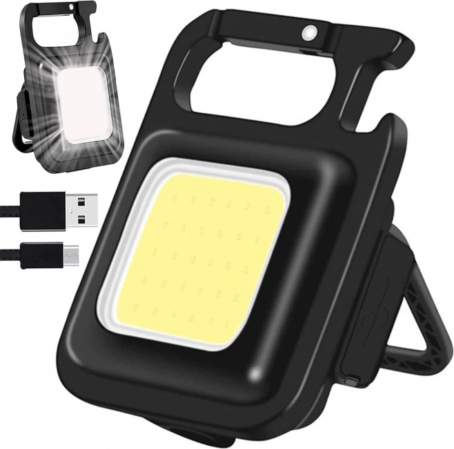 Brelok do kluczy LED latarka z otwieraczem