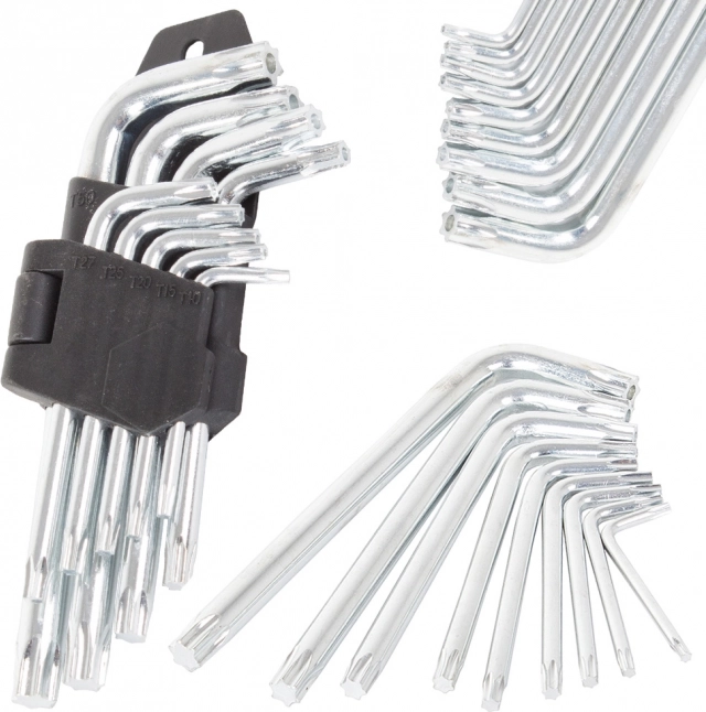 Zestaw kluczy imbusowych 1,5–10 mm TORX