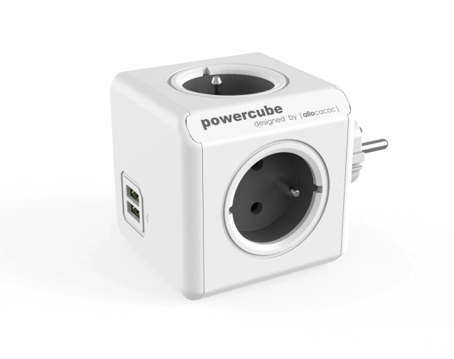PowerCube Original USB splitter 2202GY/FROUPC Szary
