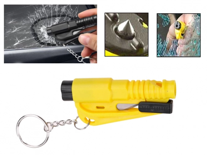 Ratunkowy brelok do kluczy 3w1